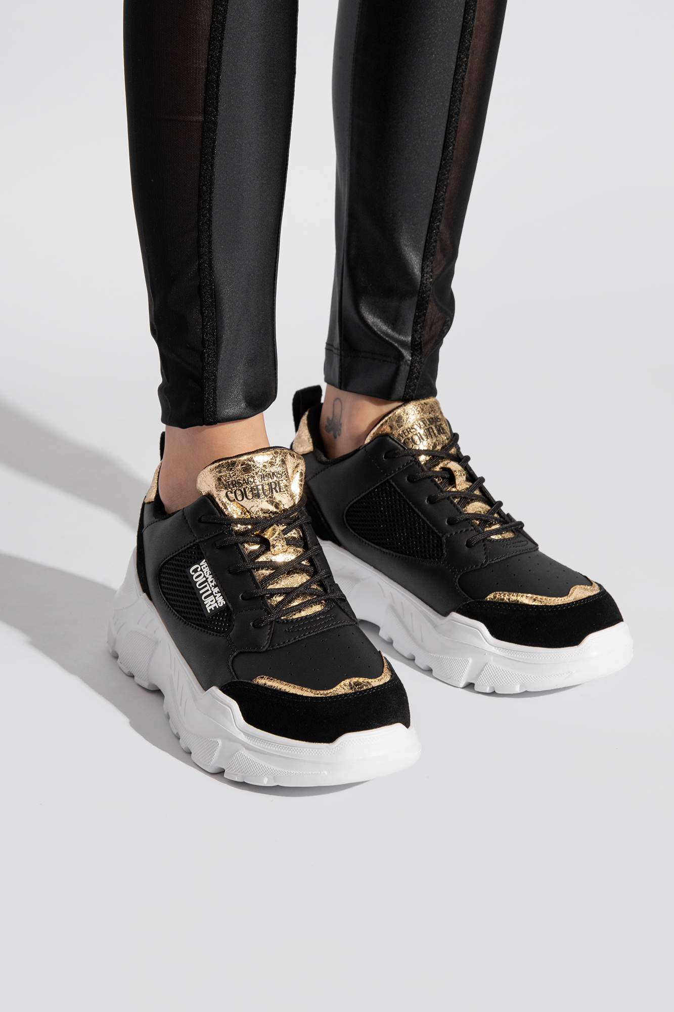 Versace jeans store high top sneakers